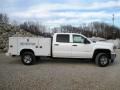 Summit White 2015 GMC Sierra 2500HD Crew Cab 4x4 Utility Exterior