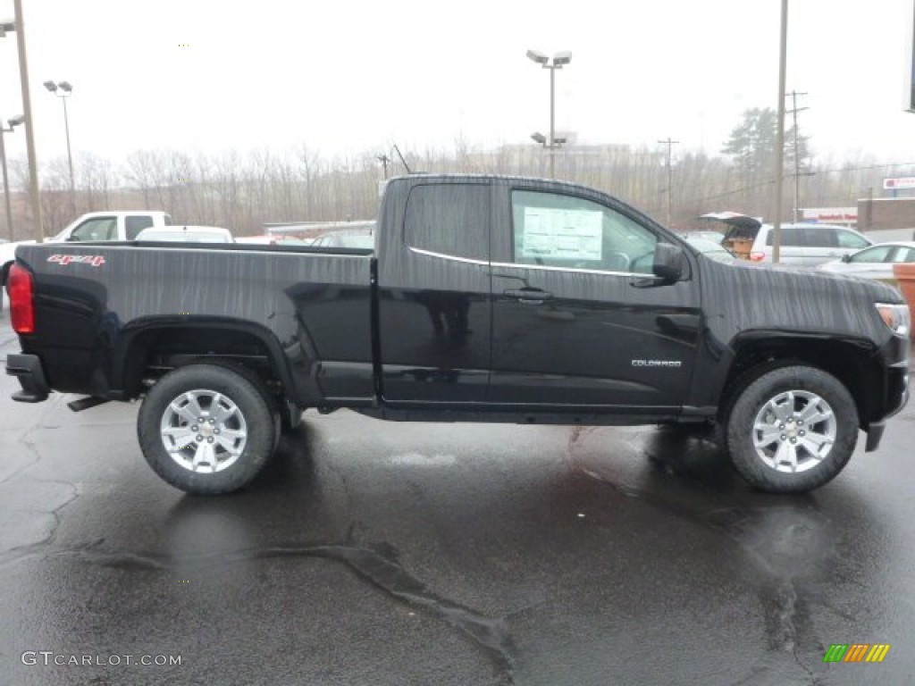 Black 2015 Chevrolet Colorado LT Extended Cab 4WD Exterior Photo #99938028
