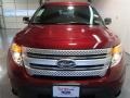 2015 Ruby Red Ford Explorer XLT  photo #2