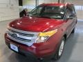 2015 Ruby Red Ford Explorer XLT  photo #3