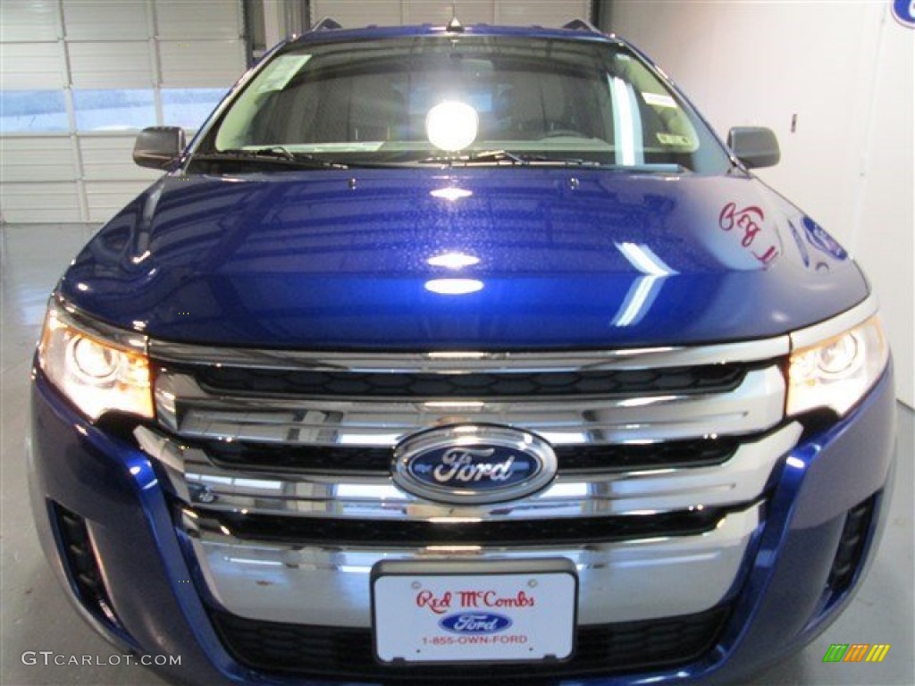 2014 Edge SE - Deep Impact Blue / Medium Light Stone photo #2