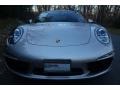 2012 Platinum Silver Metallic Porsche 911 Carrera Cabriolet  photo #9