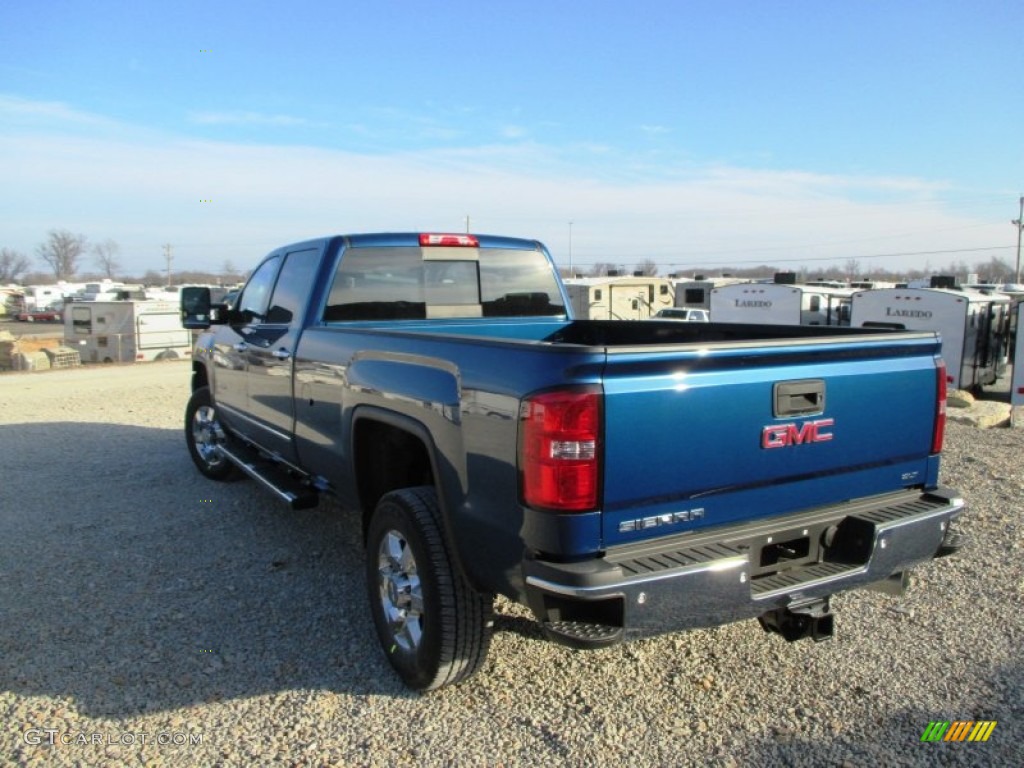 Stone Blue Metallic 2015 GMC Sierra 3500HD SLT Crew Cab 4x4 Exterior Photo #99942822