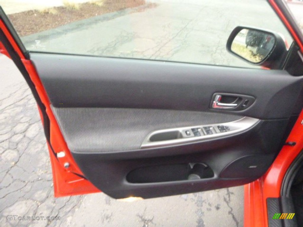 2005 MAZDA6 i Sport Hatchback - Volcanic Red / Black photo #17