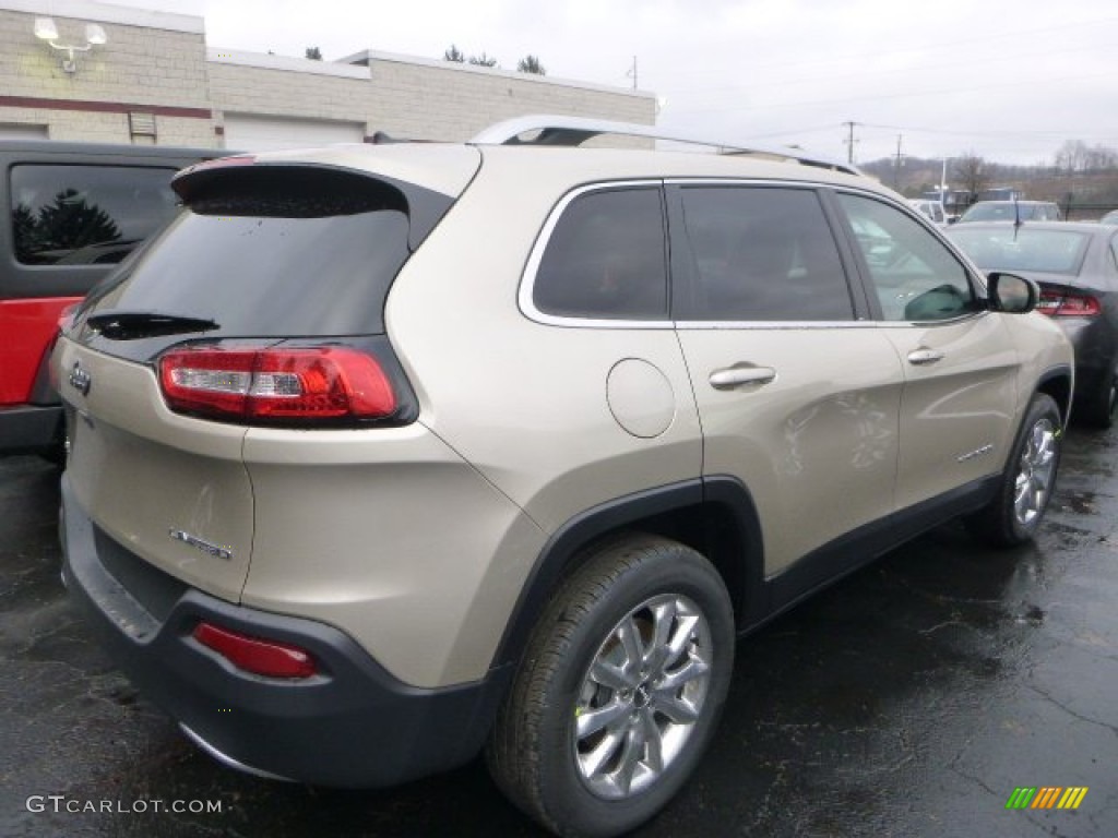 Cashmere Pearl 2015 Jeep Cherokee Limited 4x4 Exterior Photo #99943948