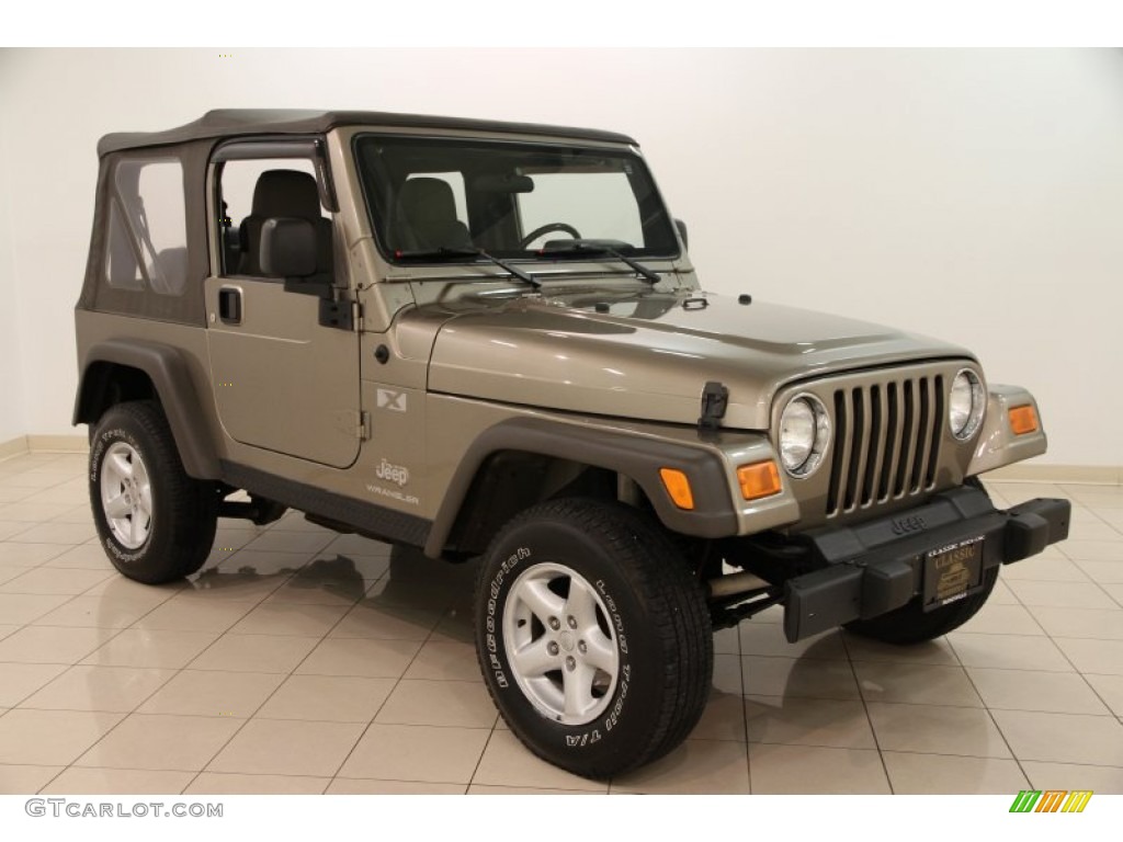 Light Khaki Metallic Jeep Wrangler