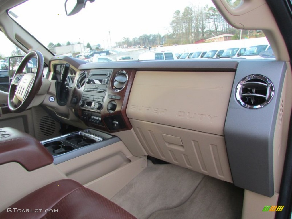 2012 F350 Super Duty King Ranch Crew Cab 4x4 - Oxford White / Chaparral Leather photo #19