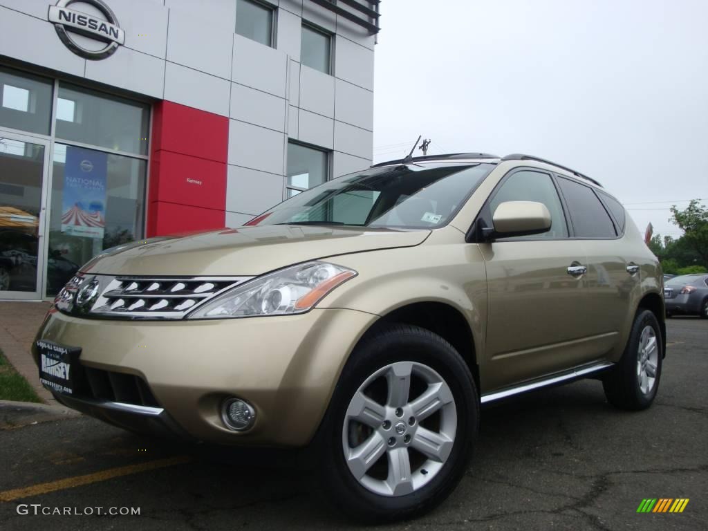 2006 Murano SL AWD - Chardonnay Metallic / Cafe Latte photo #3