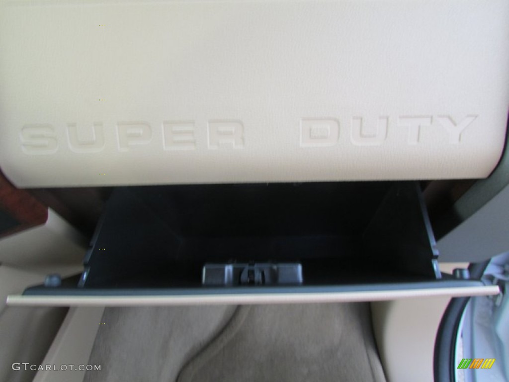2012 F350 Super Duty King Ranch Crew Cab 4x4 - Oxford White / Chaparral Leather photo #21