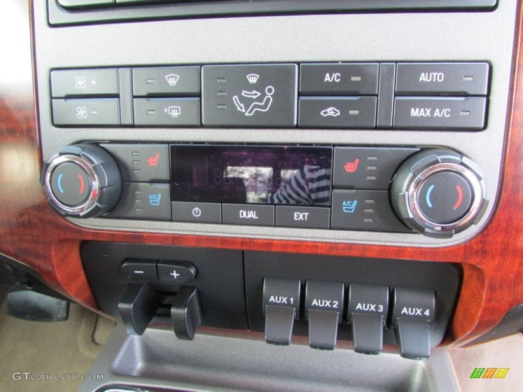 2012 F350 Super Duty King Ranch Crew Cab 4x4 - Oxford White / Chaparral Leather photo #24