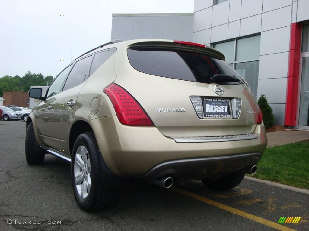 2006 Murano SL AWD - Chardonnay Metallic / Cafe Latte photo #6