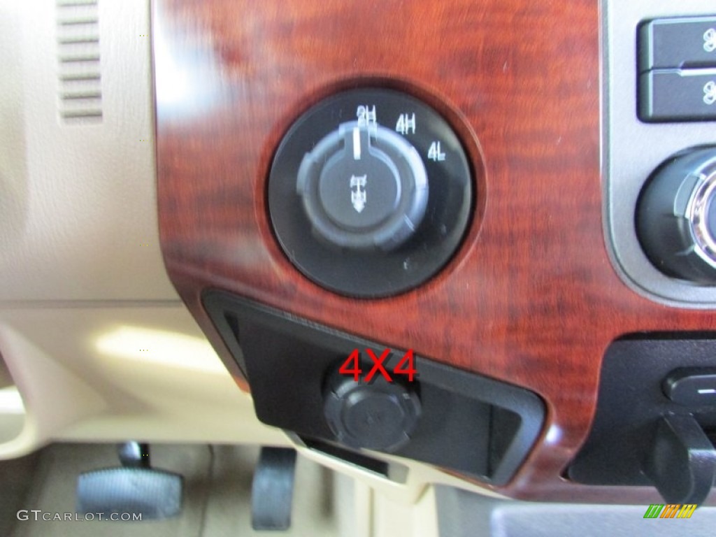 2012 F350 Super Duty King Ranch Crew Cab 4x4 - Oxford White / Chaparral Leather photo #26
