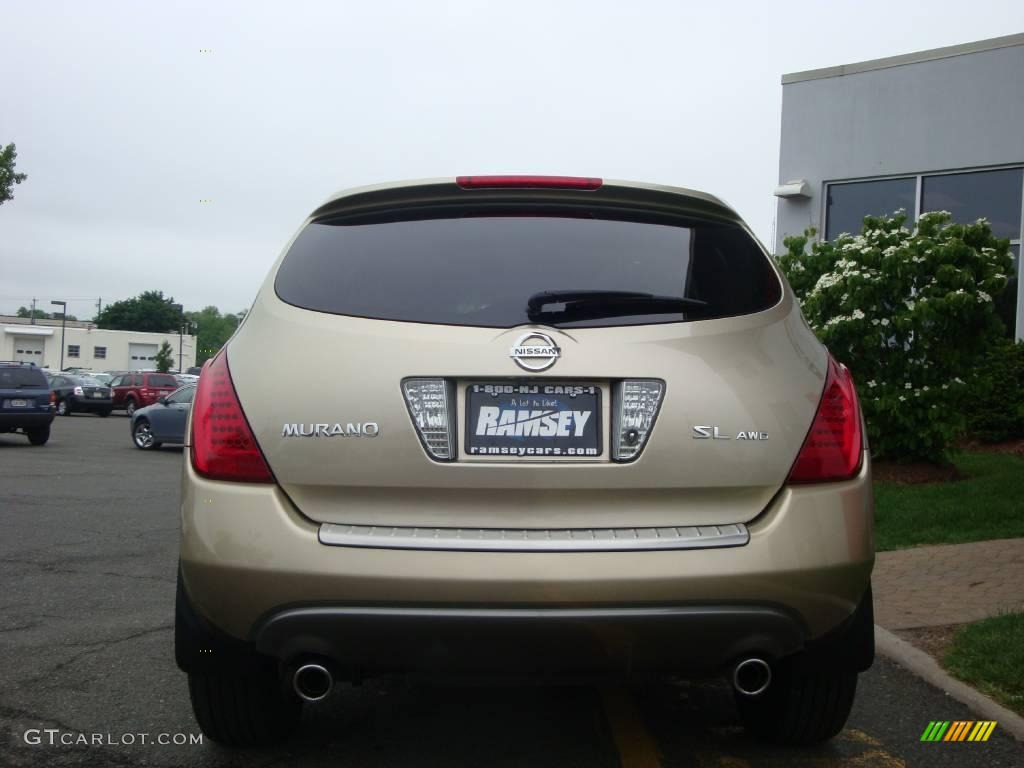 2006 Murano SL AWD - Chardonnay Metallic / Cafe Latte photo #7