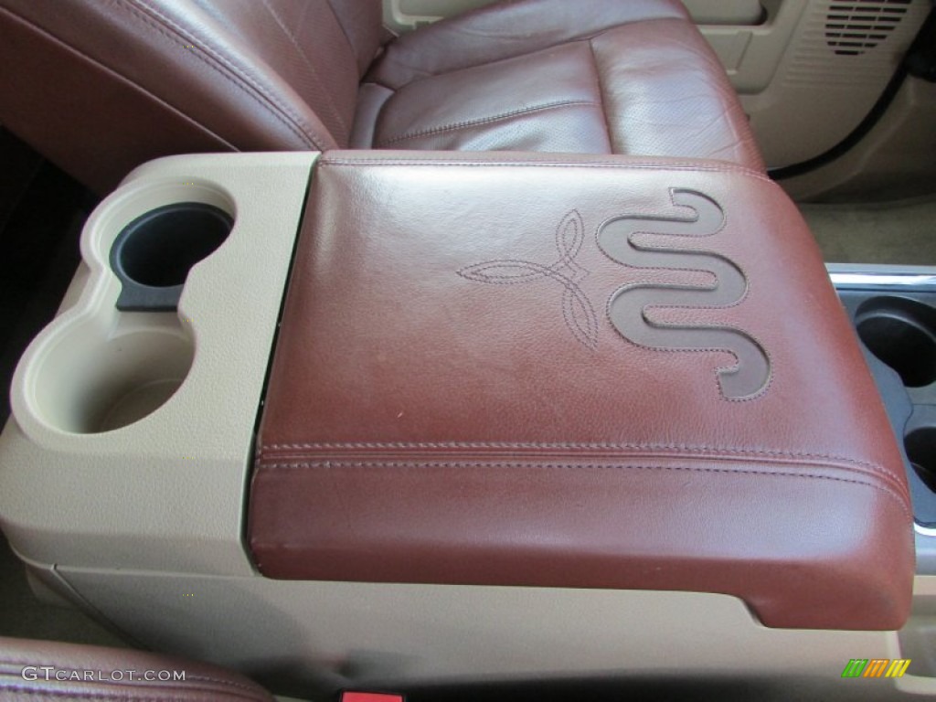 2012 F350 Super Duty King Ranch Crew Cab 4x4 - Oxford White / Chaparral Leather photo #27