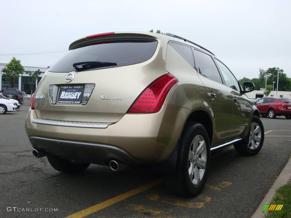 2006 Murano SL AWD - Chardonnay Metallic / Cafe Latte photo #8