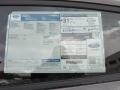 2015 Ford Fiesta SE Hatchback Window Sticker