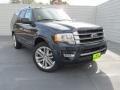 2015 Blue Jeans Metallic Ford Expedition Limited  photo #2