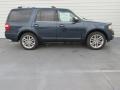 2015 Blue Jeans Metallic Ford Expedition Limited  photo #3