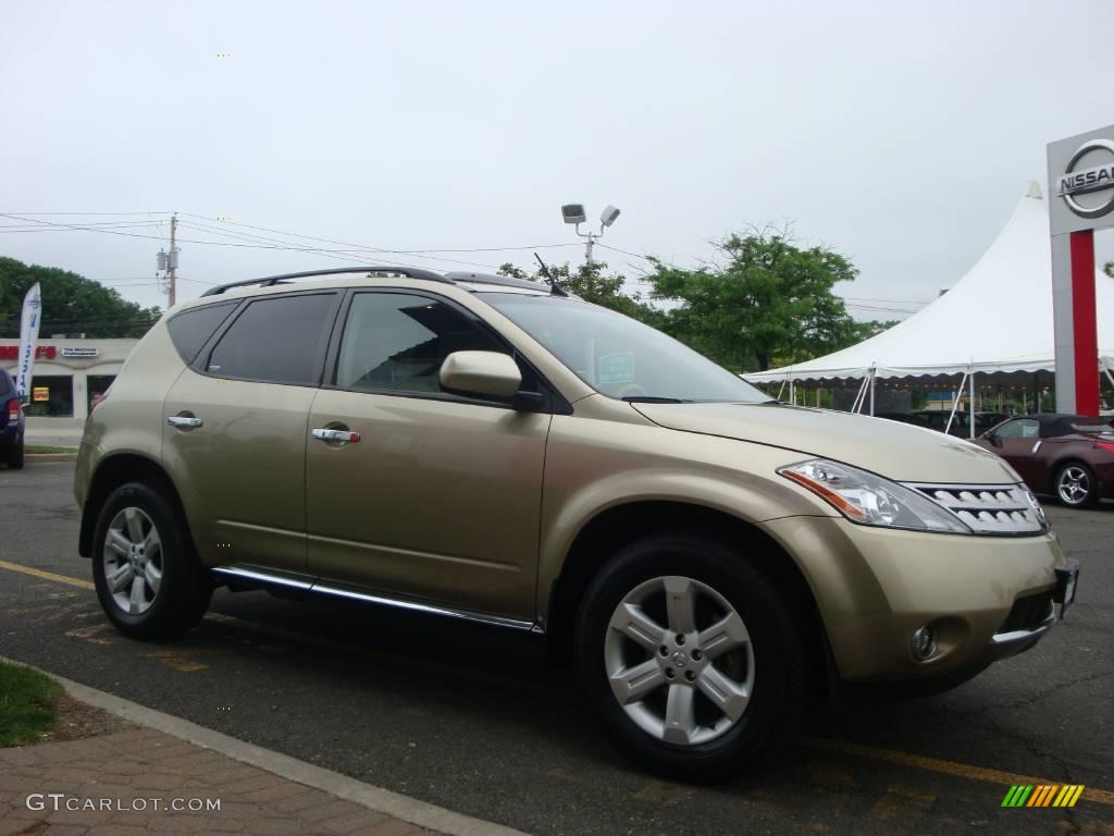 2006 Murano SL AWD - Chardonnay Metallic / Cafe Latte photo #11