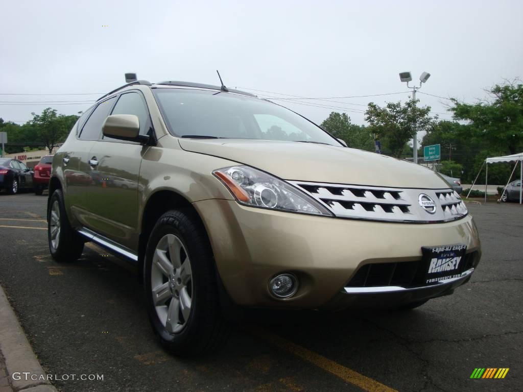 2006 Murano SL AWD - Chardonnay Metallic / Cafe Latte photo #12