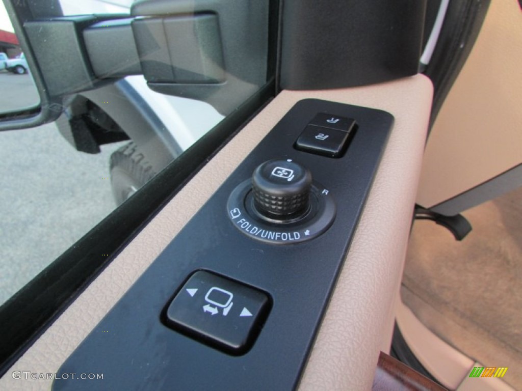 2012 F350 Super Duty King Ranch Crew Cab 4x4 - Oxford White / Chaparral Leather photo #37