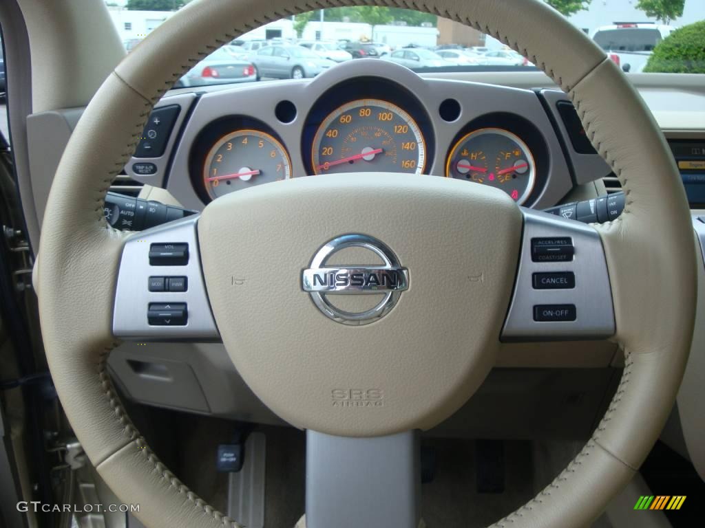2006 Murano SL AWD - Chardonnay Metallic / Cafe Latte photo #23