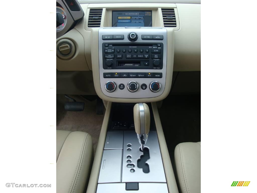 2006 Murano SL AWD - Chardonnay Metallic / Cafe Latte photo #26