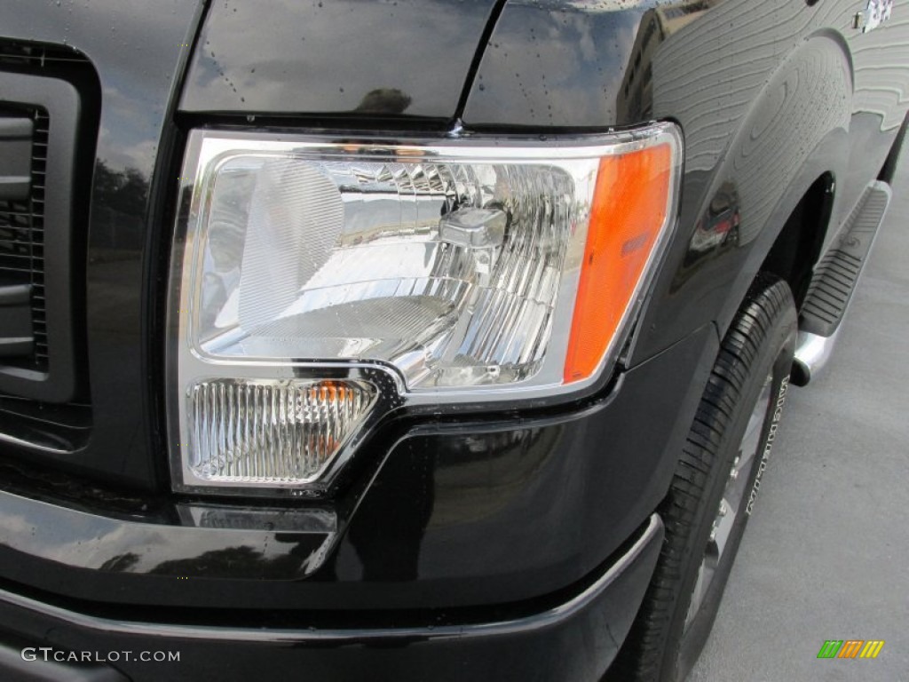 2014 F150 STX SuperCab - Tuxedo Black / Steel Grey photo #9