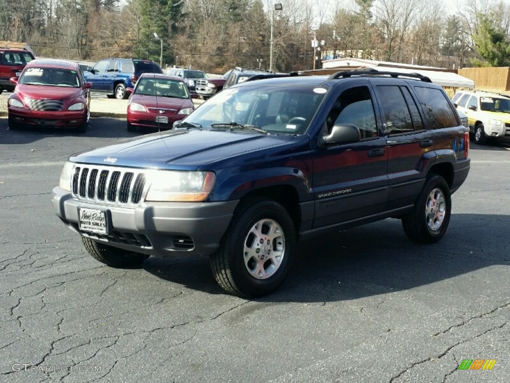 2001 Grand Cherokee Laredo 4x4 - Patriot Blue Pearl / Agate photo #2