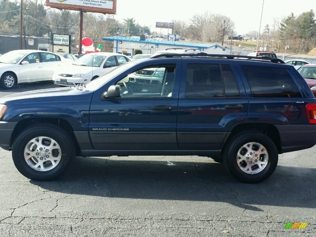 2001 Grand Cherokee Laredo 4x4 - Patriot Blue Pearl / Agate photo #3