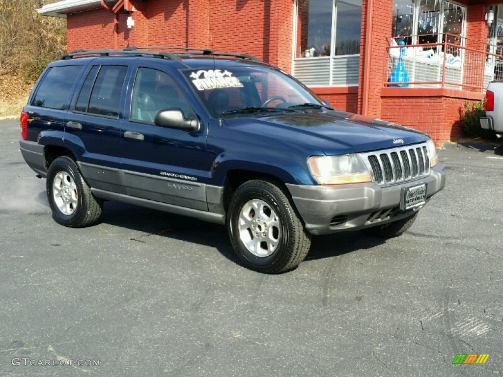 2001 Grand Cherokee Laredo 4x4 - Patriot Blue Pearl / Agate photo #8