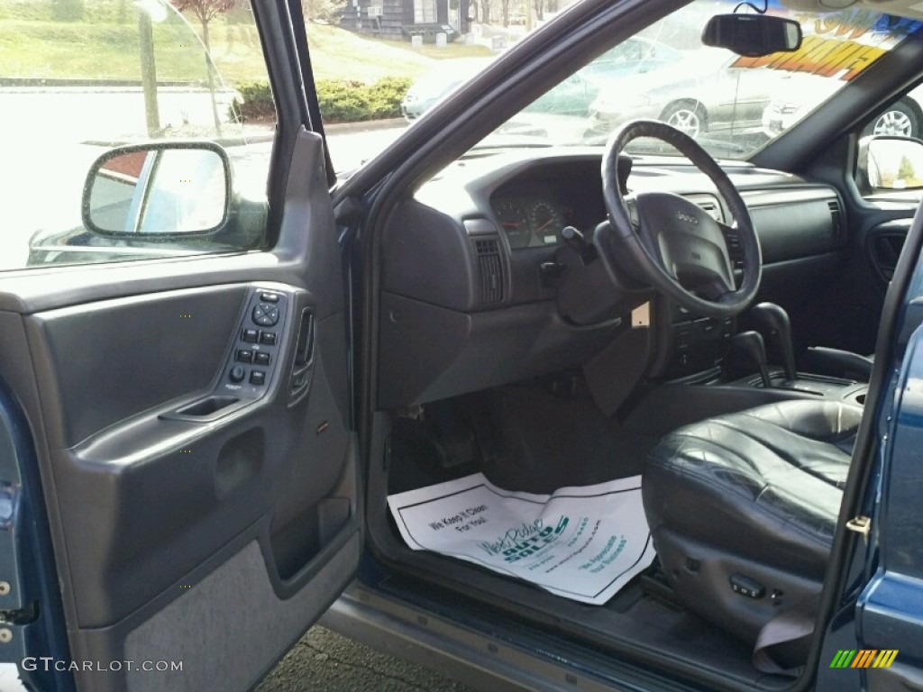 2001 Grand Cherokee Laredo 4x4 - Patriot Blue Pearl / Agate photo #16
