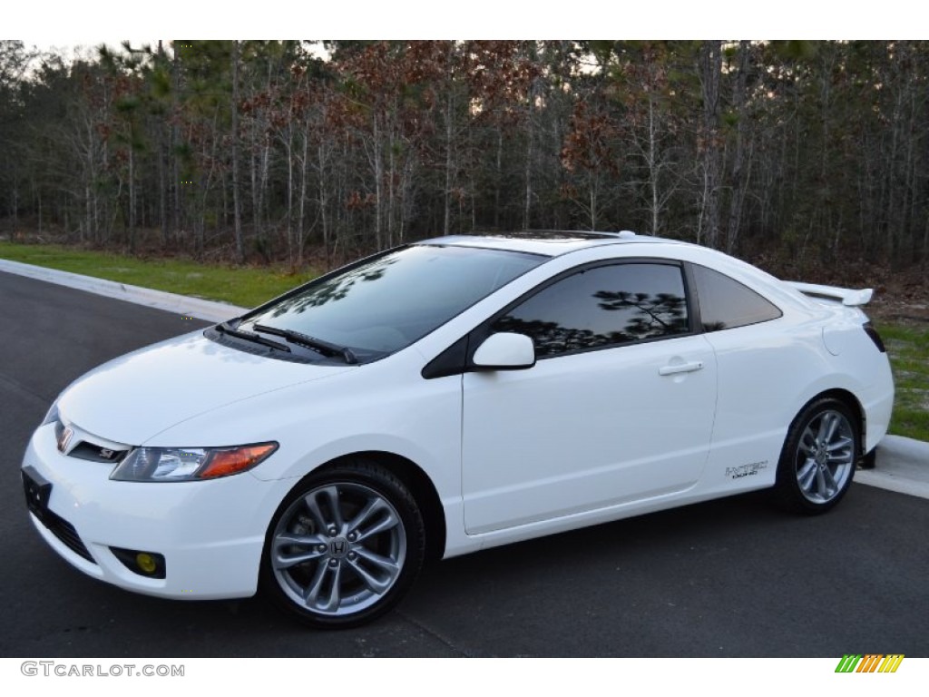 Taffeta White 2008 Honda Civic Si Coupe Exterior Photo #99951174