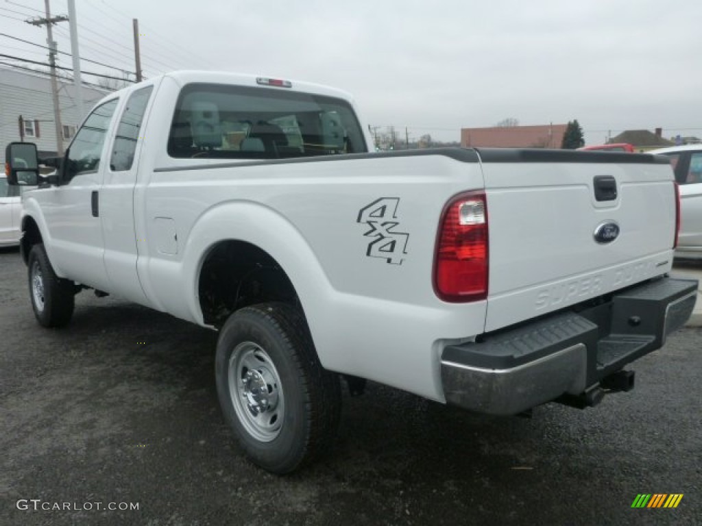 2015 F250 Super Duty XL Super Cab 4x4 - Oxford White / Steel photo #3