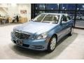 2012 Quartz Blue Metallic Mercedes-Benz E 350 4Matic Sedan  photo #2