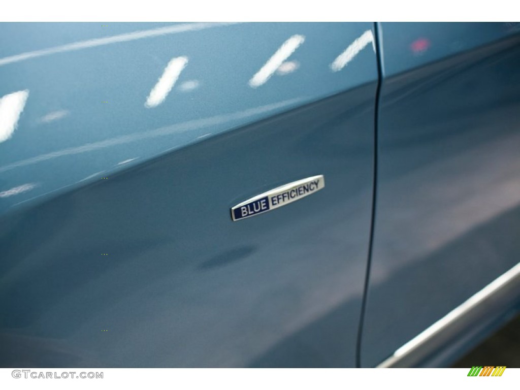2012 E 350 4Matic Sedan - Quartz Blue Metallic / Almond/Mocha photo #13