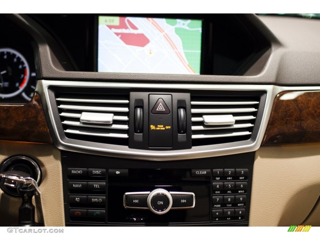 2012 E 350 4Matic Sedan - Quartz Blue Metallic / Almond/Mocha photo #29