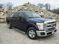 Dark Blue Pearl Metallic 2011 Ford F250 Super Duty XLT Crew Cab