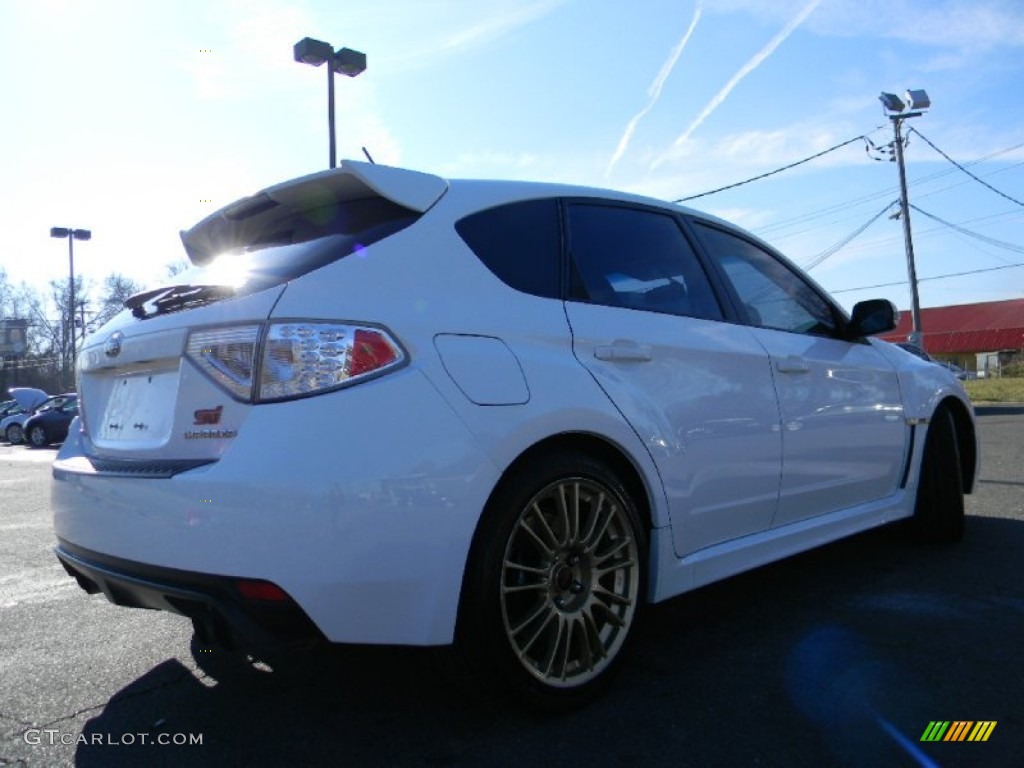 2008 Impreza WRX STi - Aspen White / Carbon Black/Graphite Gray Alcantara photo #10
