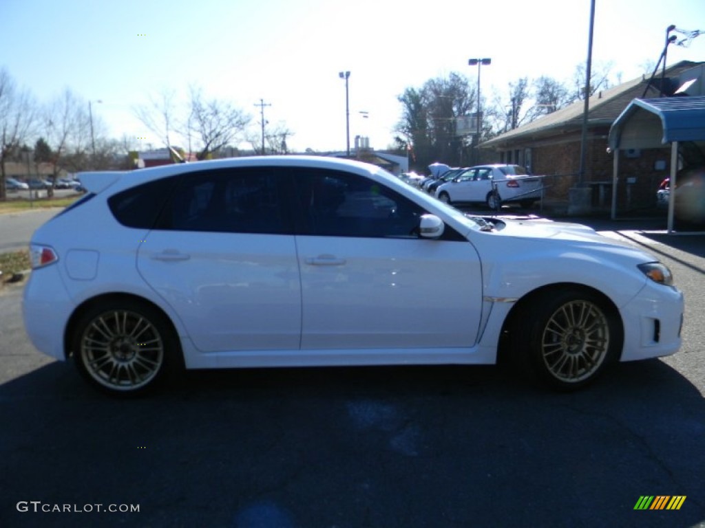 2008 Impreza WRX STi - Aspen White / Carbon Black/Graphite Gray Alcantara photo #11