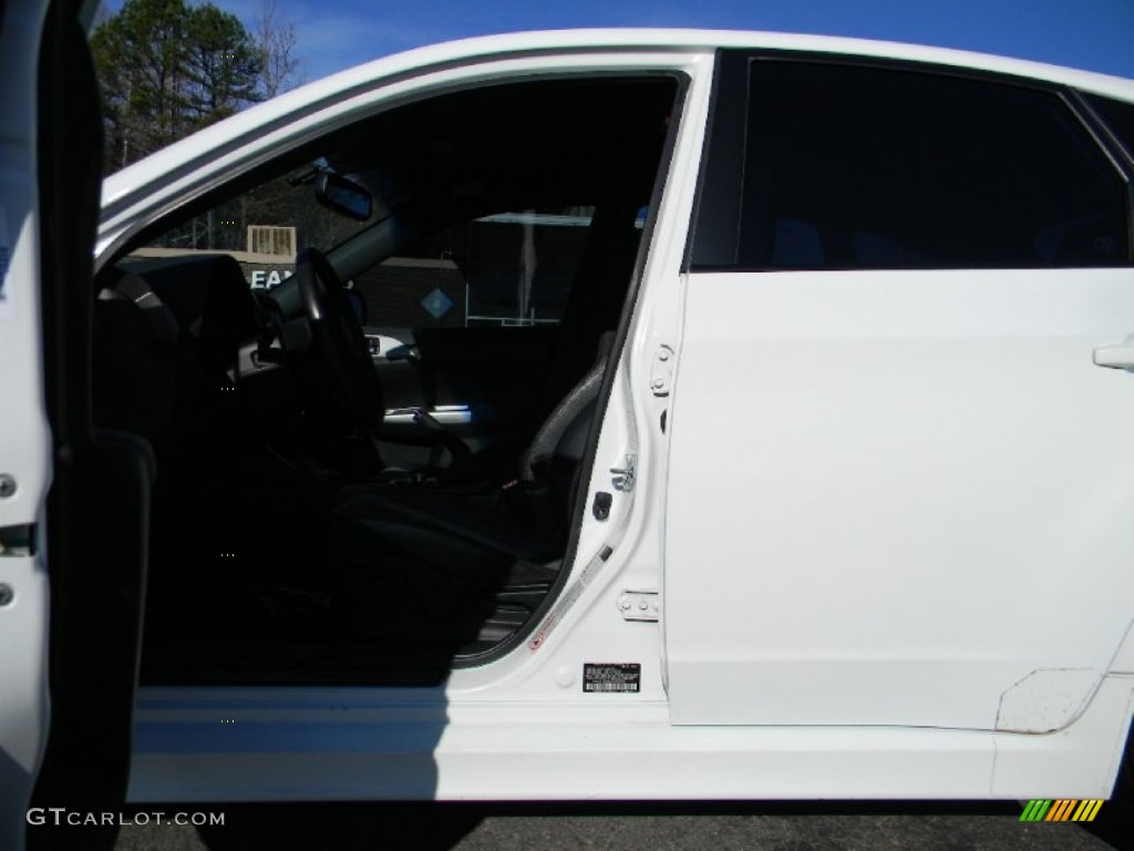2008 Impreza WRX STi - Aspen White / Carbon Black/Graphite Gray Alcantara photo #16