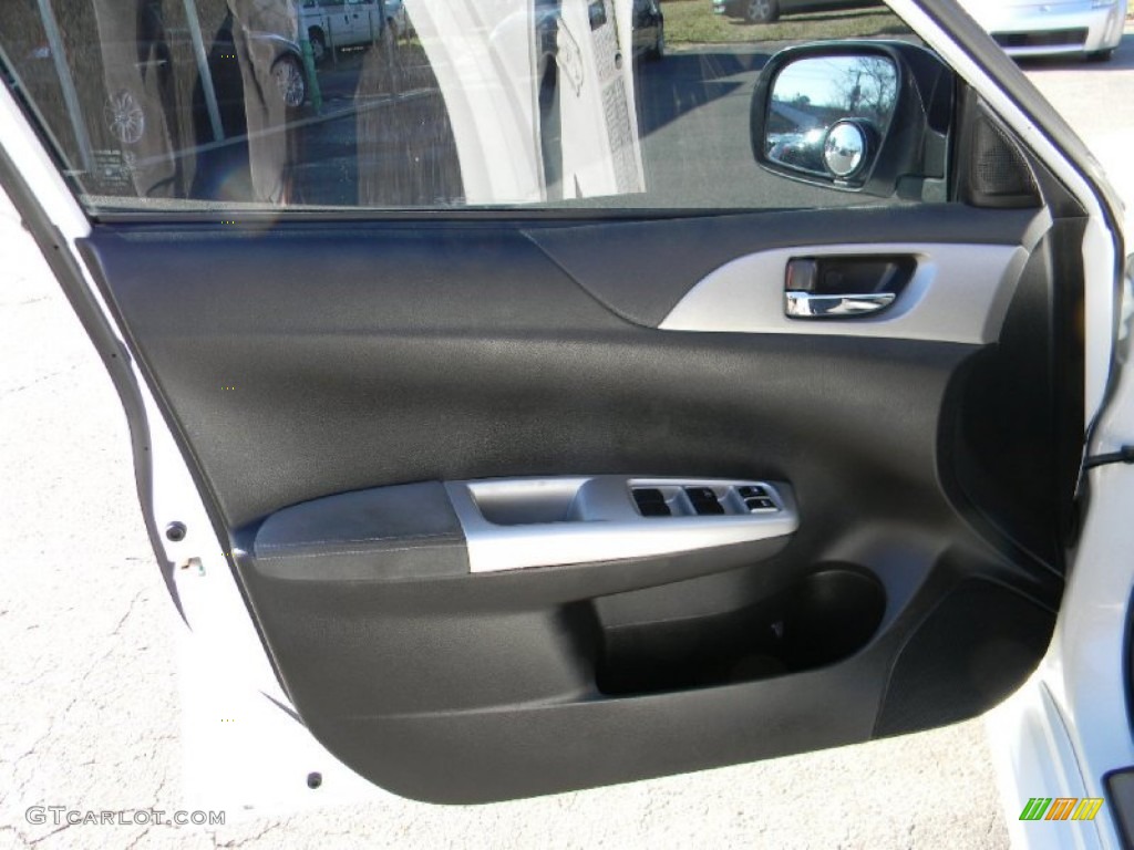 2008 Impreza WRX STi - Aspen White / Carbon Black/Graphite Gray Alcantara photo #17