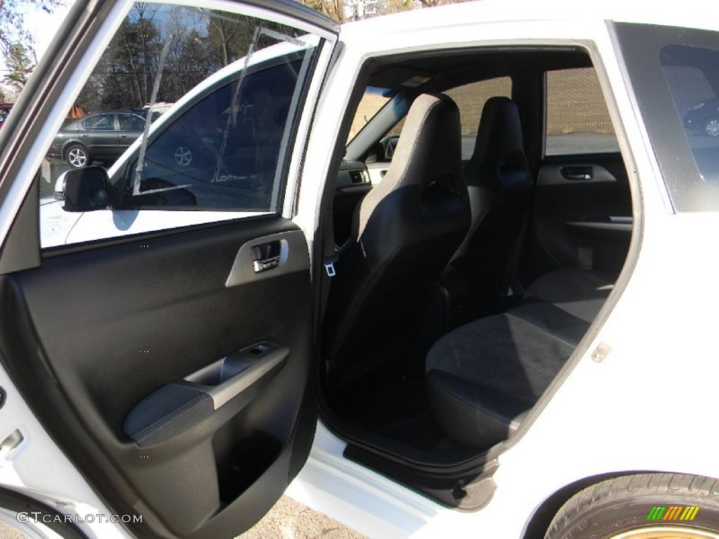 2008 Impreza WRX STi - Aspen White / Carbon Black/Graphite Gray Alcantara photo #19