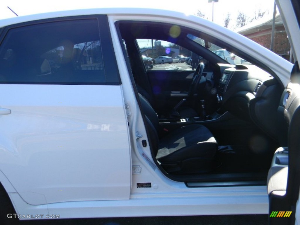 2008 Impreza WRX STi - Aspen White / Carbon Black/Graphite Gray Alcantara photo #21