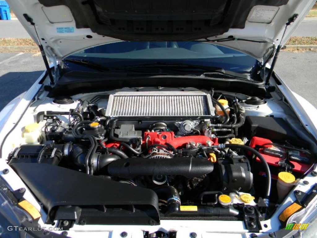 2008 Impreza WRX STi - Aspen White / Carbon Black/Graphite Gray Alcantara photo #25