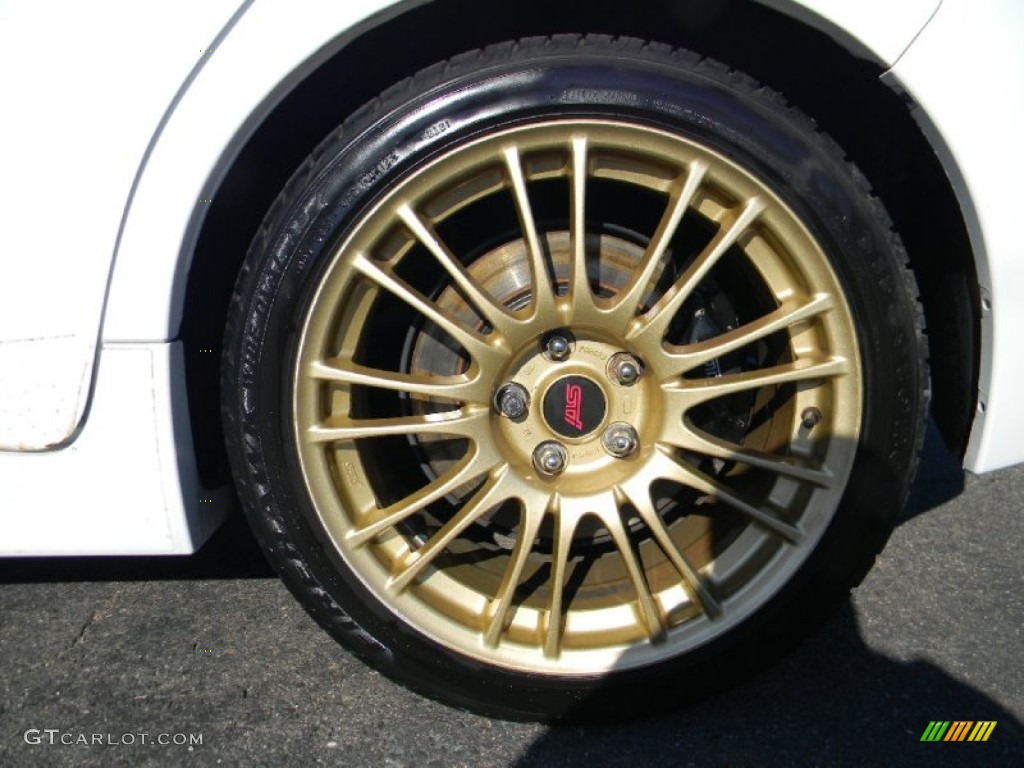 2008 Impreza WRX STi - Aspen White / Carbon Black/Graphite Gray Alcantara photo #26