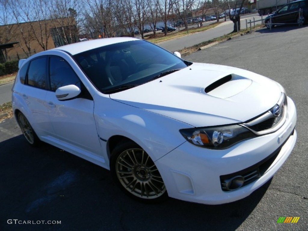 2008 Impreza WRX STi - Aspen White / Carbon Black/Graphite Gray Alcantara photo #28