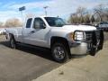 2011 Summit White Chevrolet Silverado 2500HD LT Extended Cab 4x4  photo #2