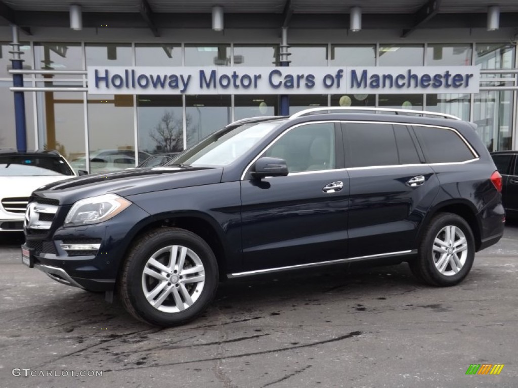 2014 GL 450 4Matic - Lunar Blue Metallic / Almond Beige photo #1
