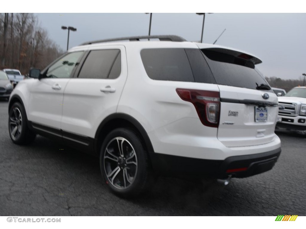 2015 Explorer Sport 4WD - White Platinum / Sport Charcoal Black photo #30